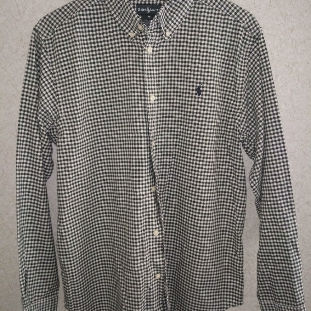 Green Polo By Ralph Lauren button down size XL
